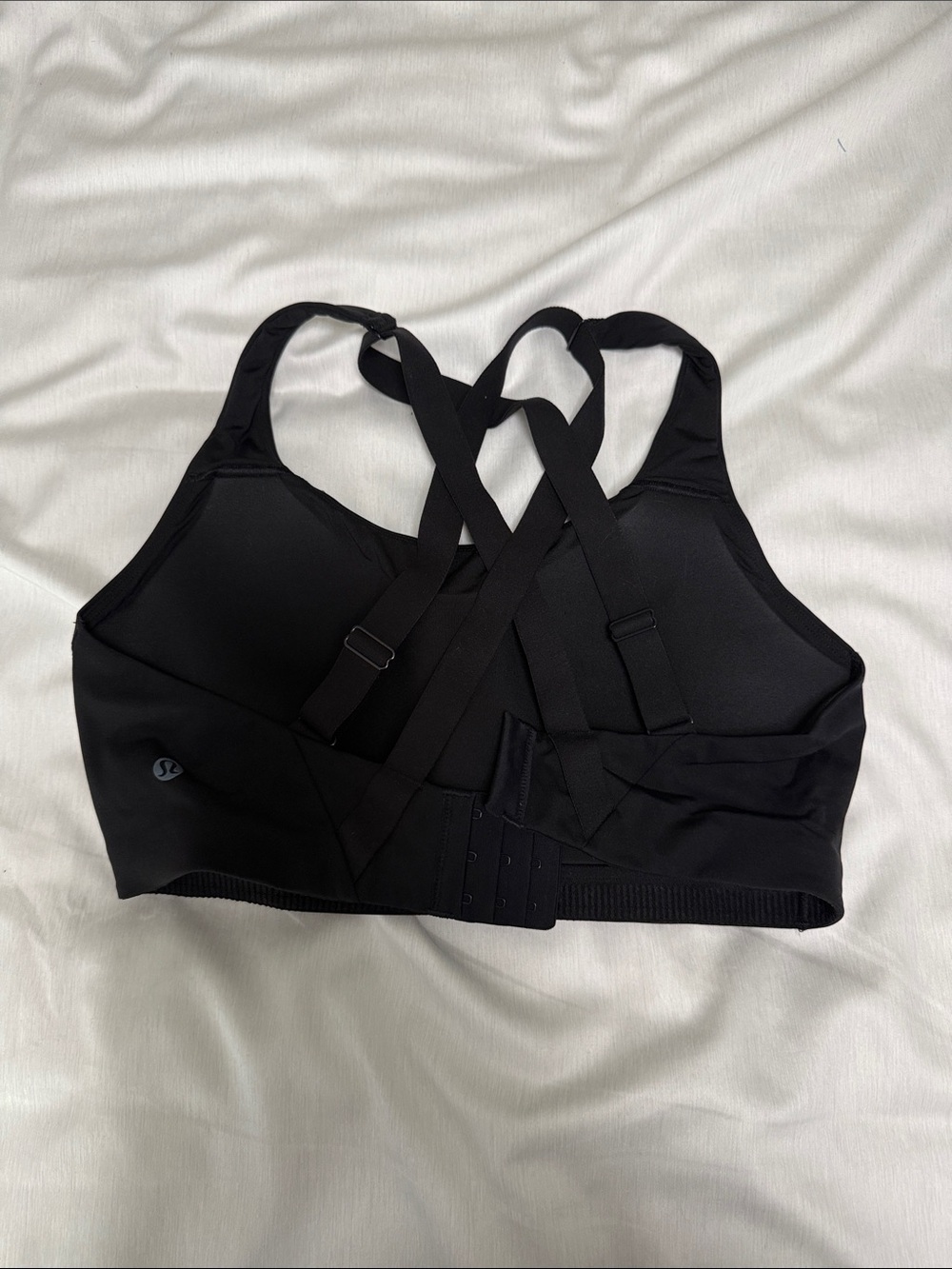 lululemon athletica Black Crisscross Back Sports Bra
